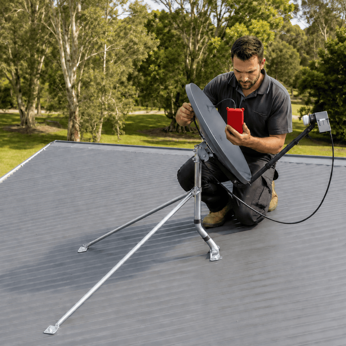 Complete Satellite TV Hardware Kit - VAST/Foxtel Satellite Dish Kit