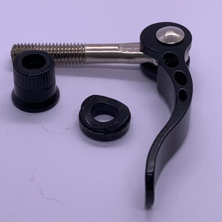 Aluminium Cam Lever with Nut M8 x 55mm Thread - BLACK