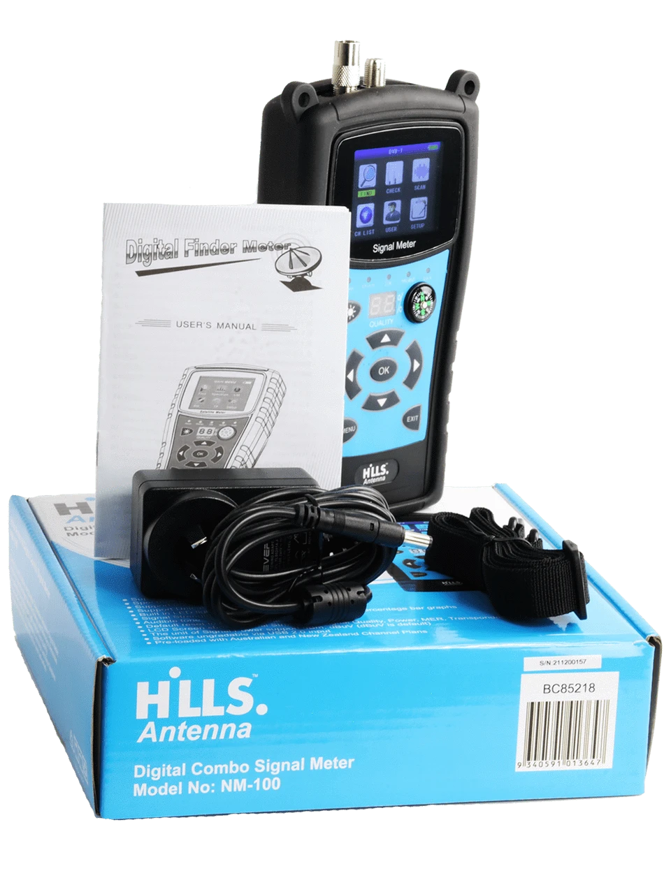Hills Antenna NM-100 HD Satellite and Terrestrial TV Signal Analyser Meter