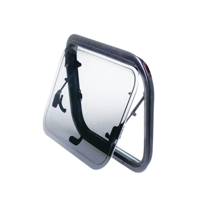 SJRV Flat Acrylic Caravan Windows with Blind and Flyscreen - 900mm x 900mm