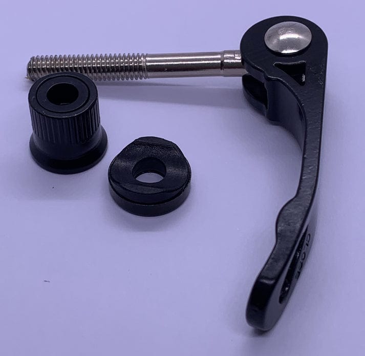Aluminium Cam Lever with Nut M6 x 55mm Thread - BLACK