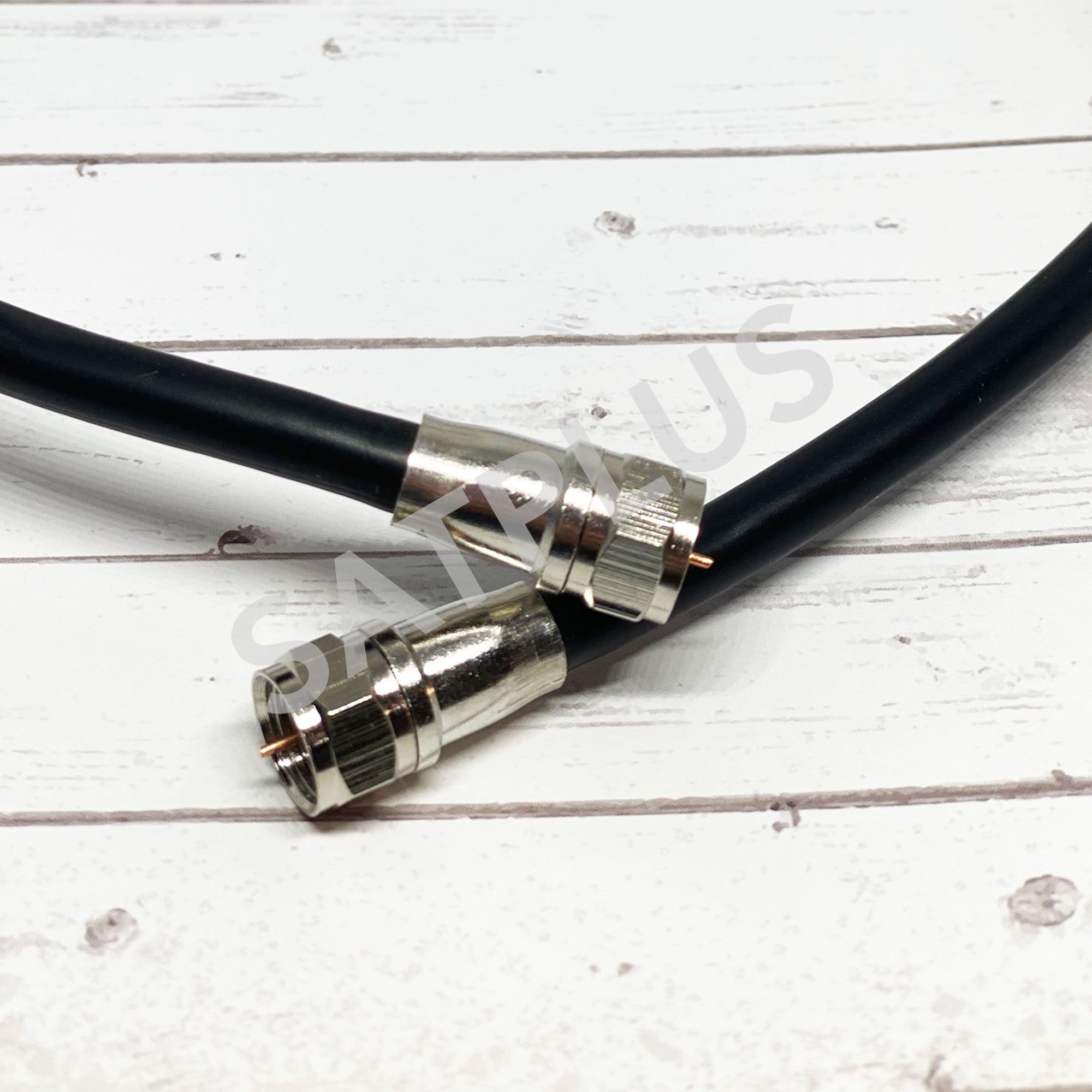 Flexible RG59 Quad Shield Flylead - 0.5M Length