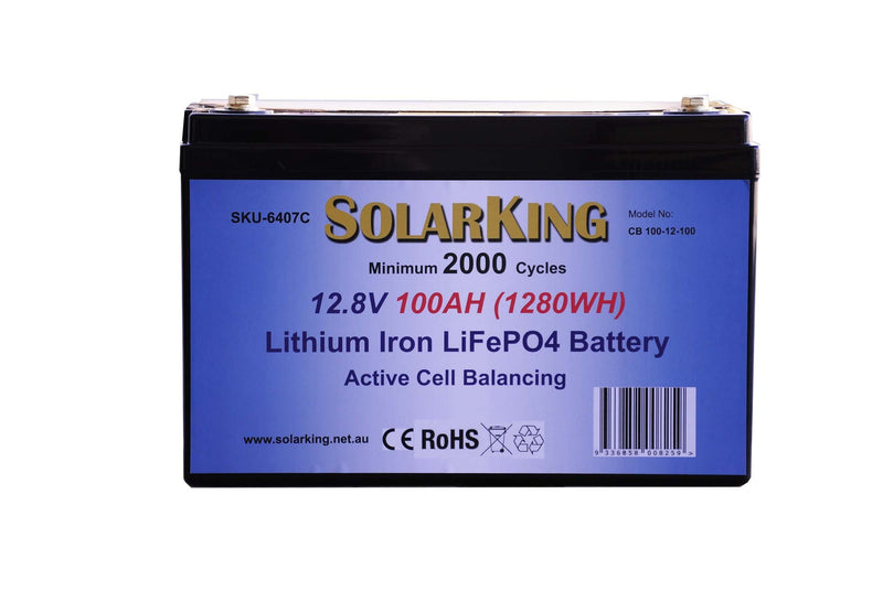 Solarking 100AH Lithium Battery for caravans and Boats