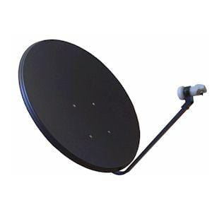 Complete Satellite TV Hardware Kit with 80 cm Dish