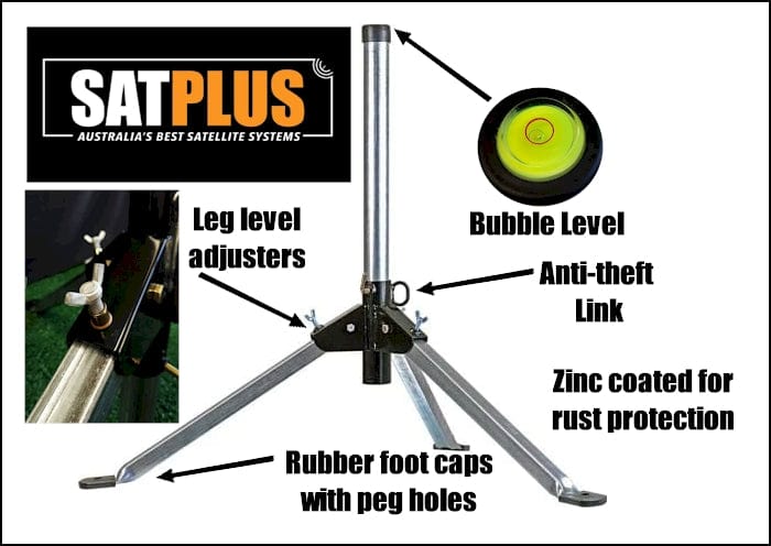 Satellite Dish Tripod Stand - Signalmax/Digitek