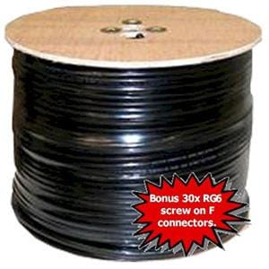 RG6 Quad Shield Cable 305 Metre Roll