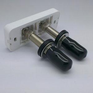 EziPlate Dual Weatherproof Caravan Fitting