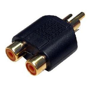 RCA Male to Twin RCA Female Adapter