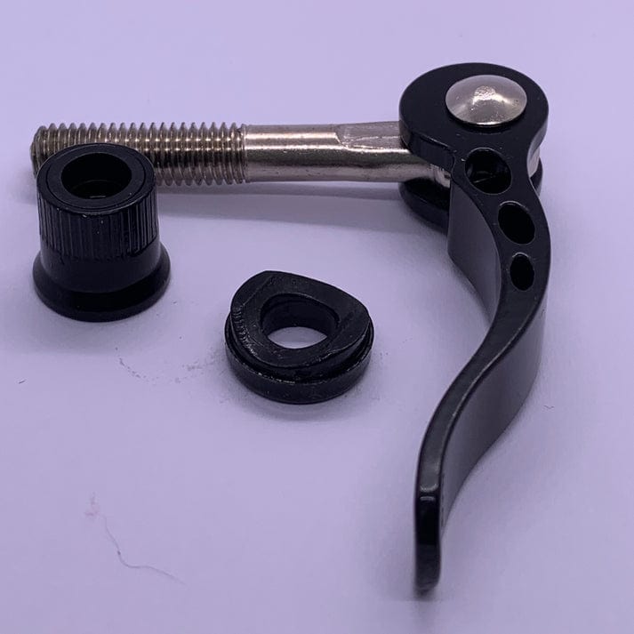 Aluminium Cam Lever with Nut M8 x 55mm Thread - BLACK