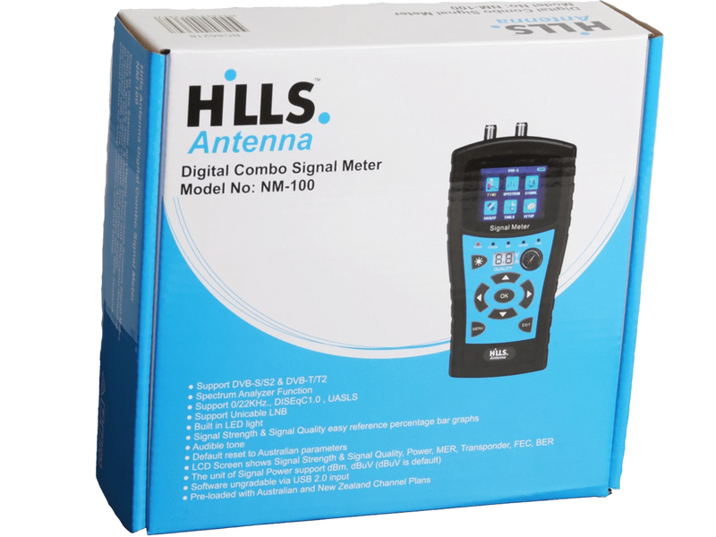 Hills Antenna NM-100 HD Satellite and Terrestrial TV Signal Analyser Meter