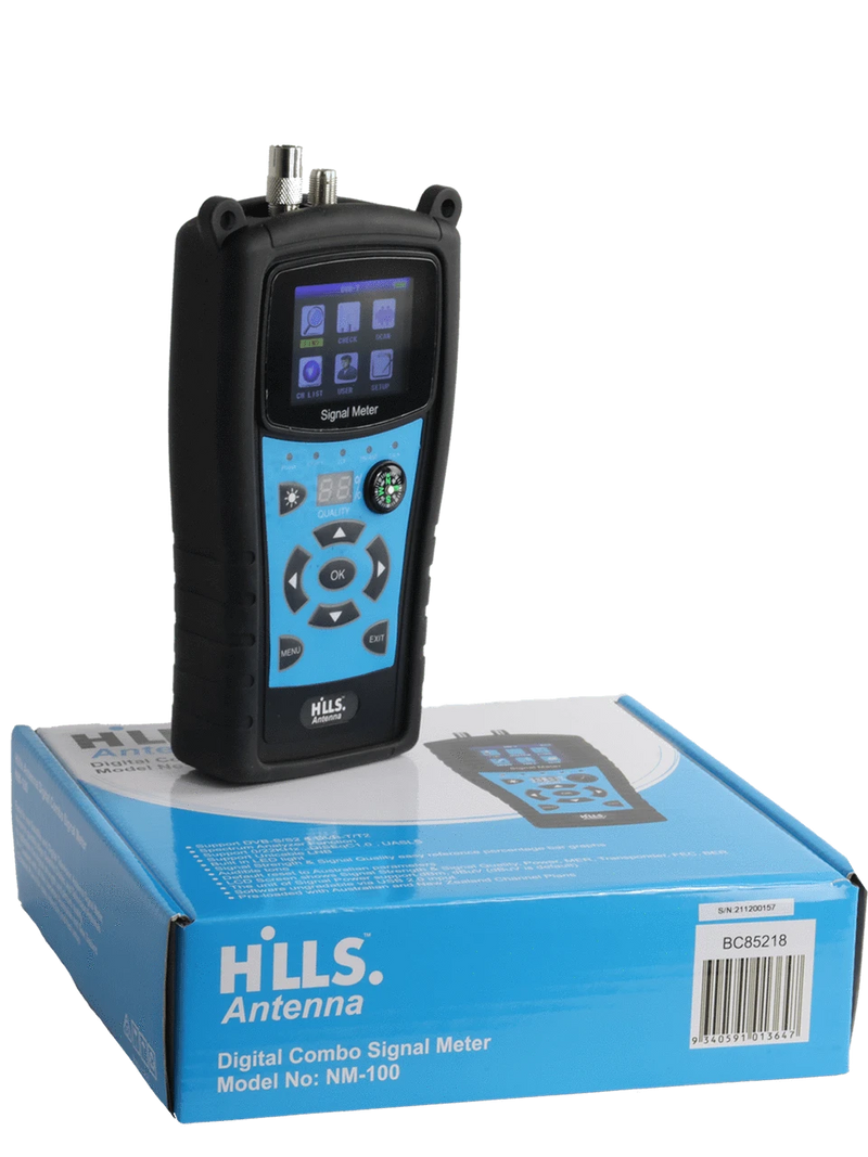 Hills Antenna NM-100 HD Satellite and Terrestrial TV Signal Analyser Meter