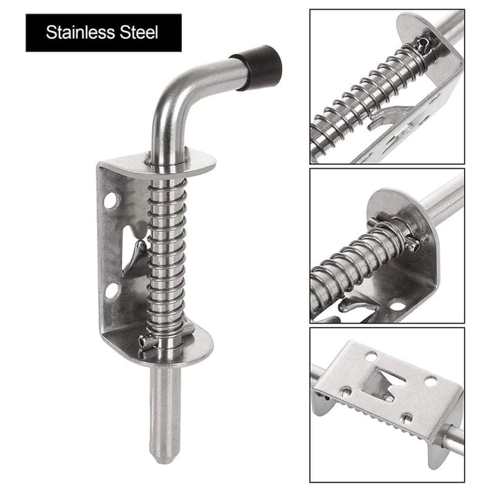 Spring Loaded Latch - Stainless Steel 127mm