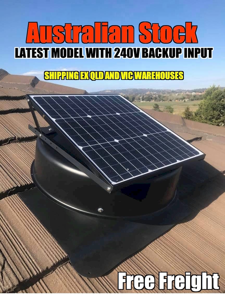 GENUINE Solarking Roof Vent Fan V4 | Solar Whirlybird | FREE FREIGHT