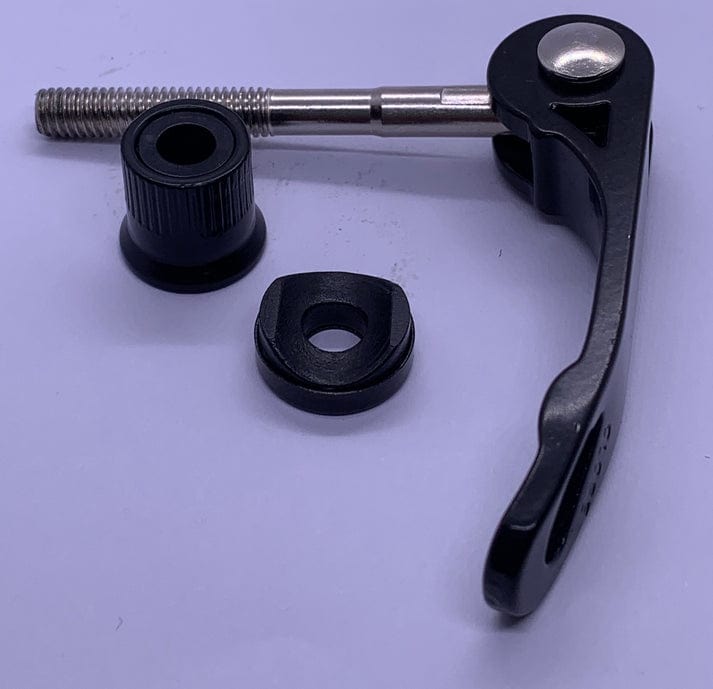 Aluminium Cam Lever with Nut M6 x 60mm Thread - BLACK