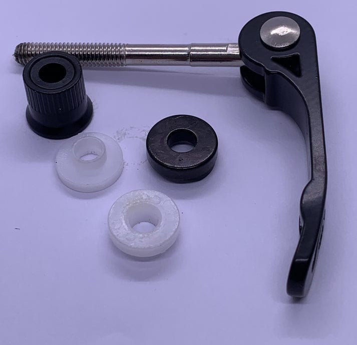 Aluminium Cam Lever with Nut M6 x 65mm Thread - BLACK