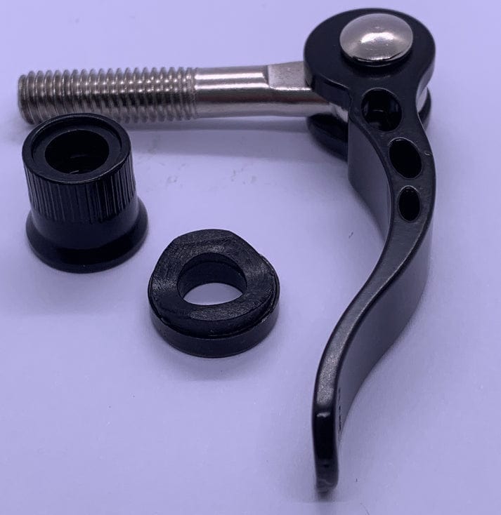 Aluminium Cam Lever with Nut M8 x 50mm Thread - BLACK