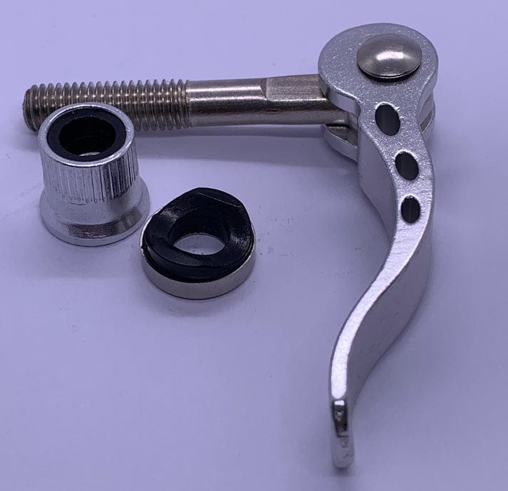 Aluminium Cam Lever with Nut M8 x 55mm Thread - SILVER