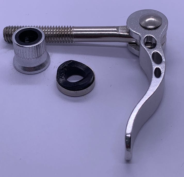 Aluminium Cam Lever with Nut M8 x 65mm Thread - SILVER