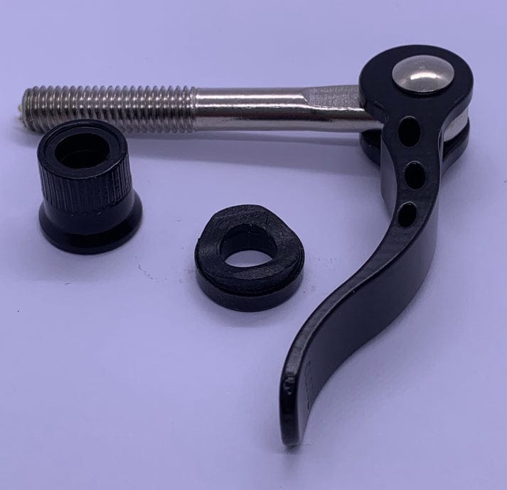 Aluminium Cam Lever with Nut M8 x 65mm Thread - BLACK