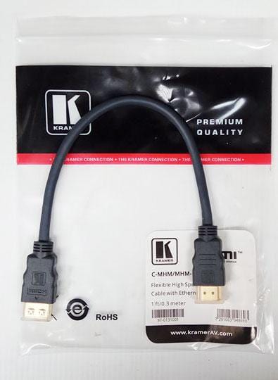 Kramer Flexible High Speed HDMI Cable - 0.3 Metre