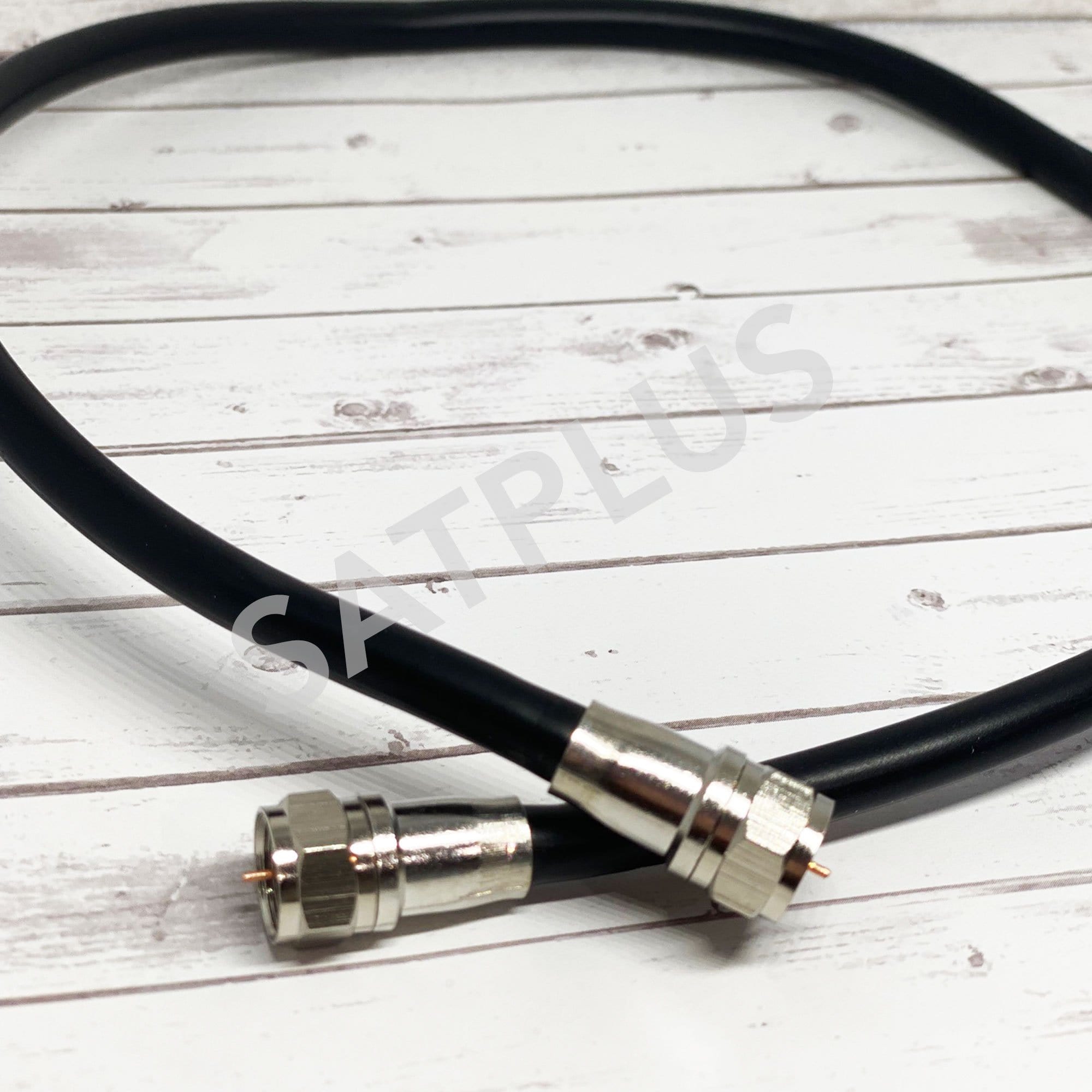 Flexible RG59 Quad Shield Flylead - 0.5M Length