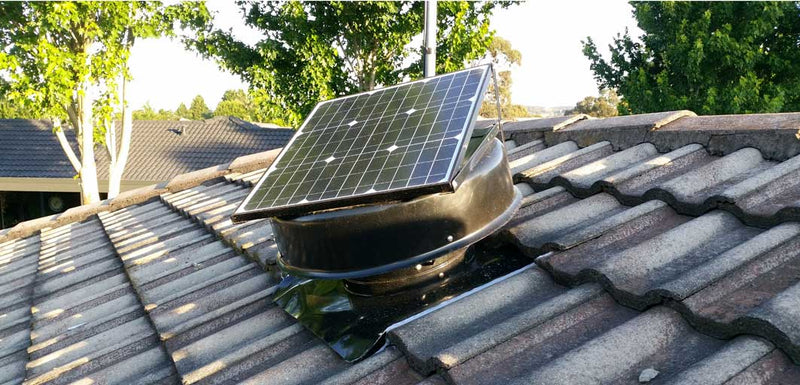 Solar Roof Ventilation Fan Outdoor Extraction Fan Home house and Shed