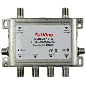 SatKing 2 in 6 out Multiswitch
