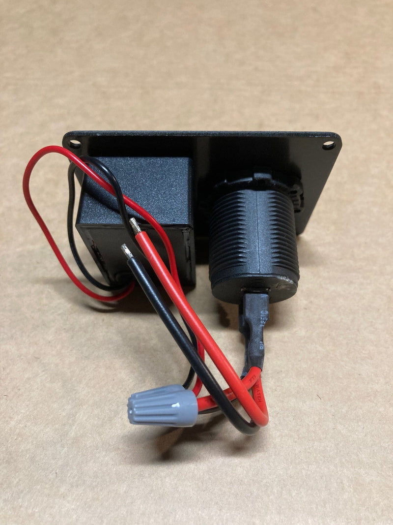 RWB Marine Weatherproof USB and 12V Socket Board