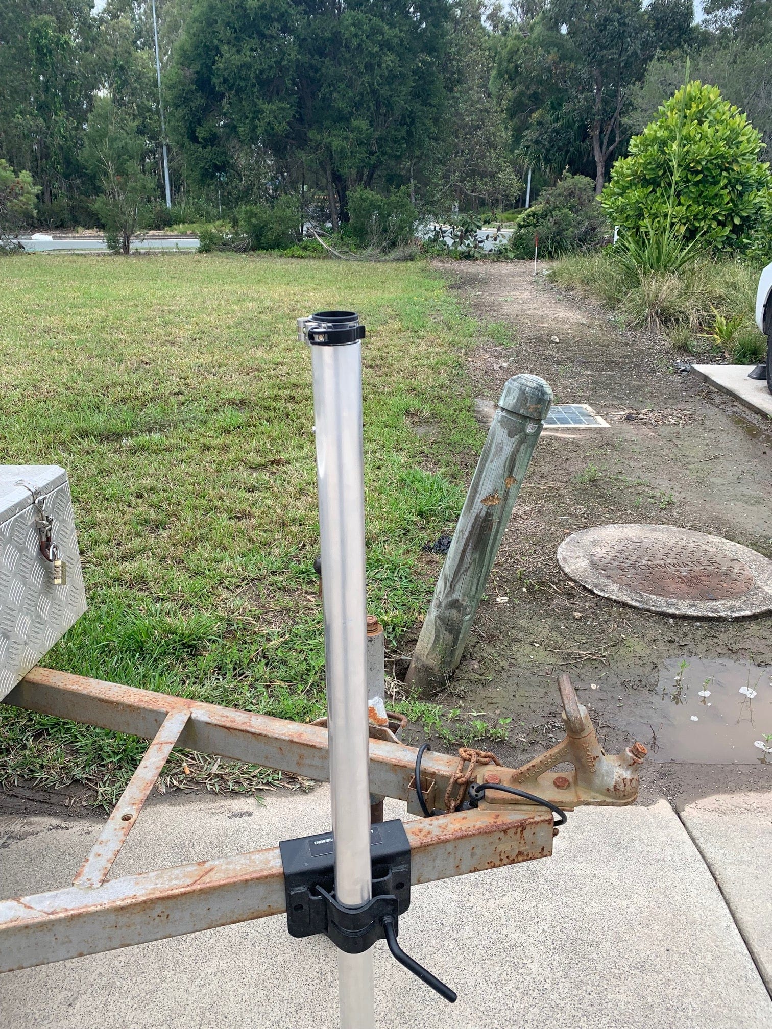 Drawbar pole suit TD1 Sat TV Dish