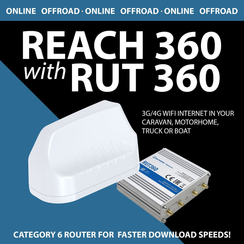 Caravan Internet Antenna | Reach RV - Wifi  Antenna with High Speed Router
