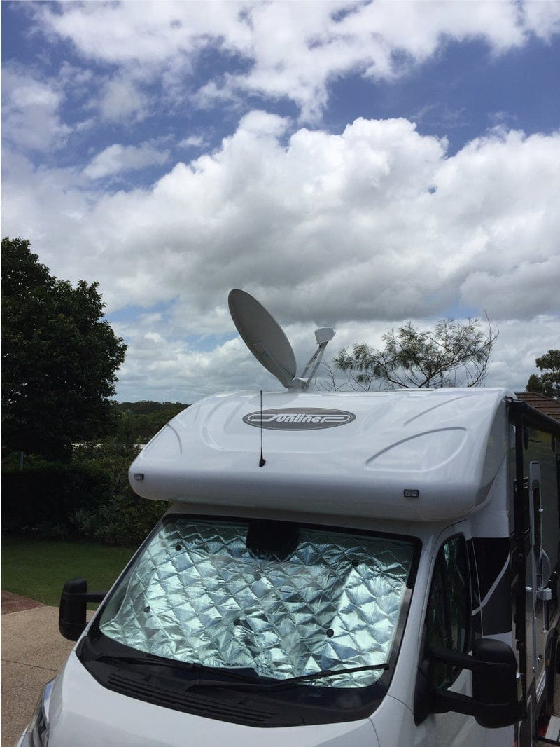 Caravan UEC Halo 85cm Auto Roof Mounted Satellite Dish System