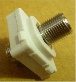 Clips F type female/female insert