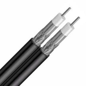 RG6 Quad Shield Siamese Cable - Buy it by the metre