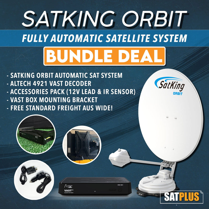 SatKing Orbit Automatic Satellite Dish System Bundle Deal