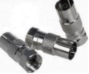 PAL Female to F Male Adapter