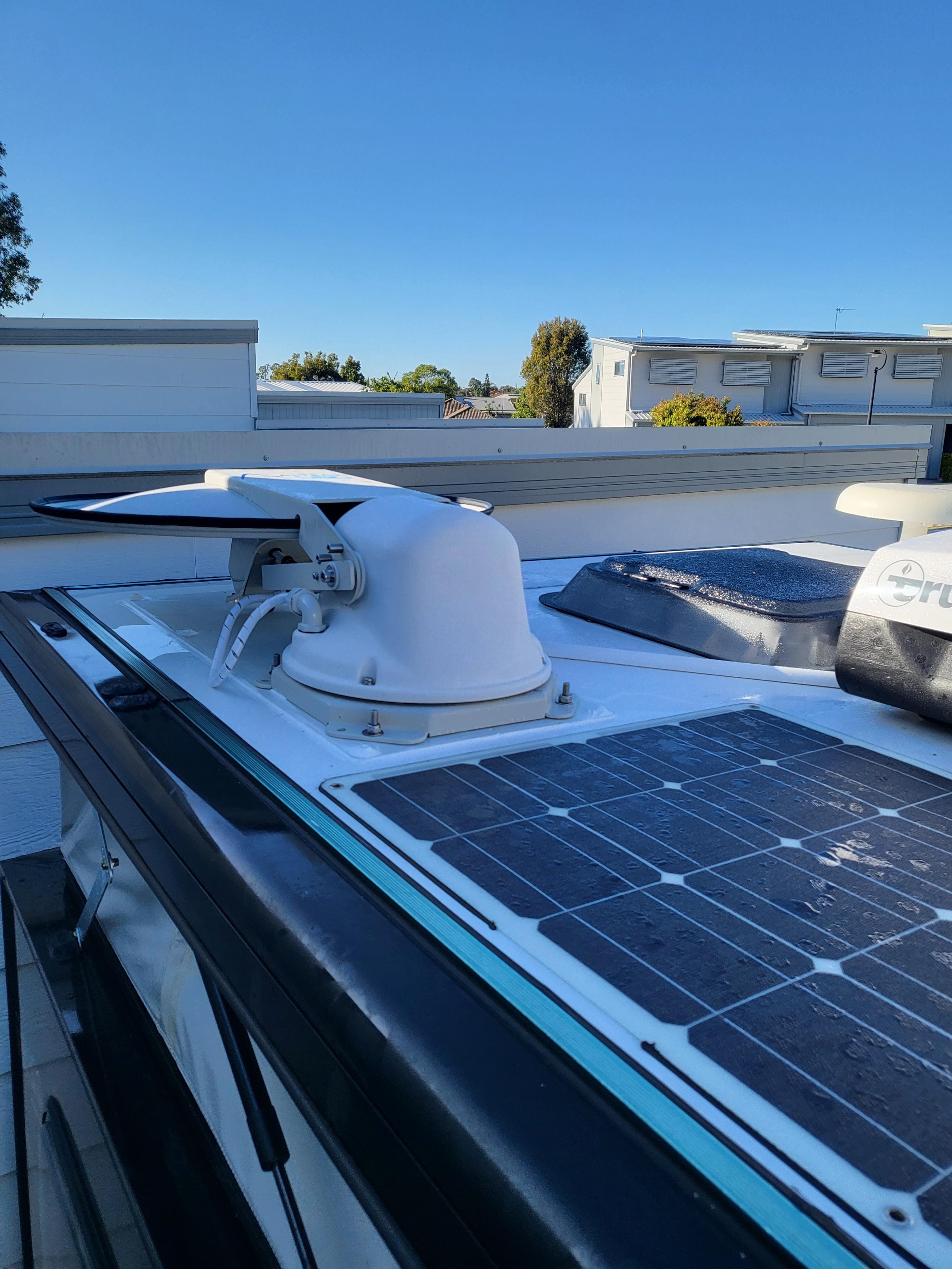 Altech UEC Aura (Halo) 60cm Auto Roof Caravan Satellite Dish