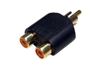 RCA Male to Twin RCA Female Adapter