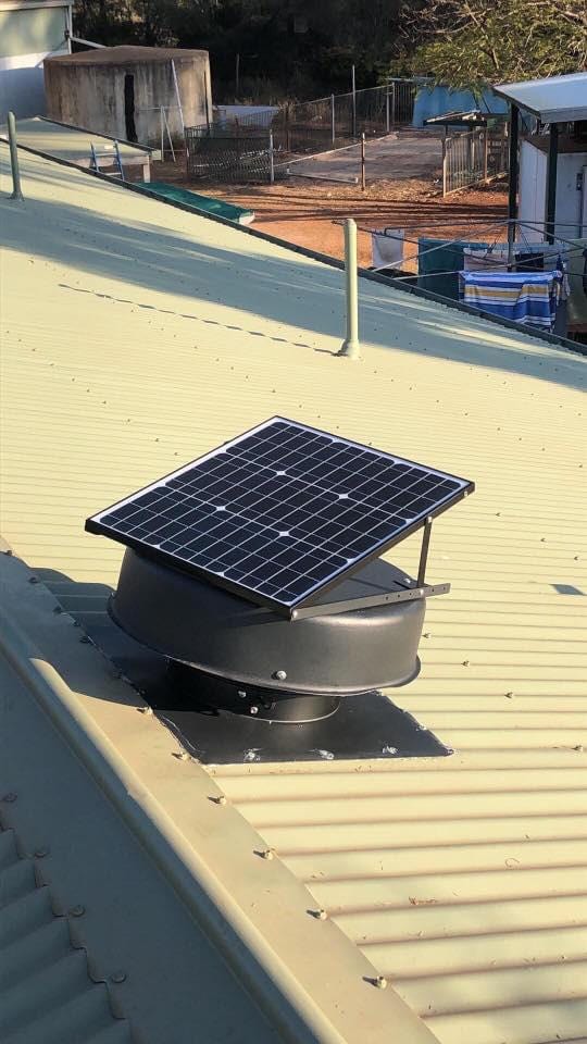 Solar Roof Ventilation Fan Outdoor Extraction Fan Home house and Shed