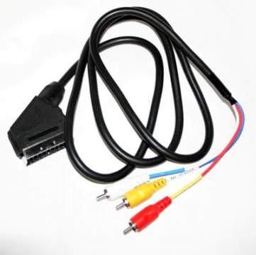 Scart to RCA Cable 1.5m