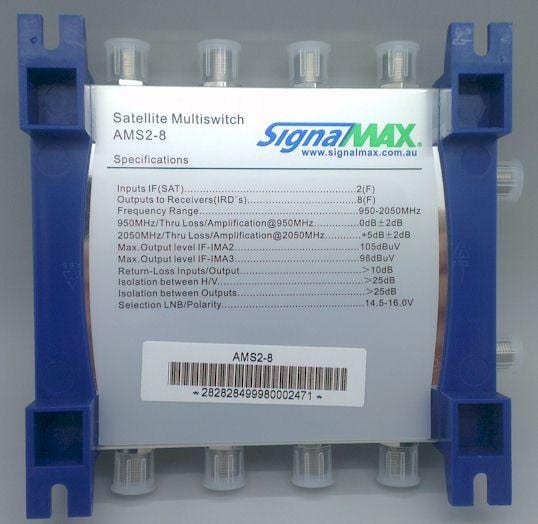 SignalMax 2 in 8 out Amplified Multiswitch