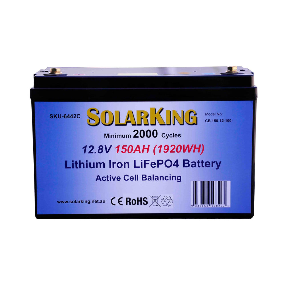 Solarking 150AH Lithium LiFe PO4 Caravan and Camping Solar Battery