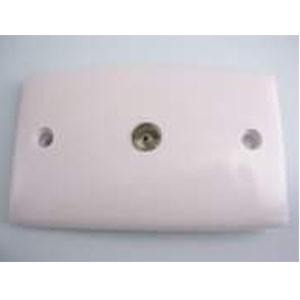 Standard PAL Type TV Wallplate with F Type Rear